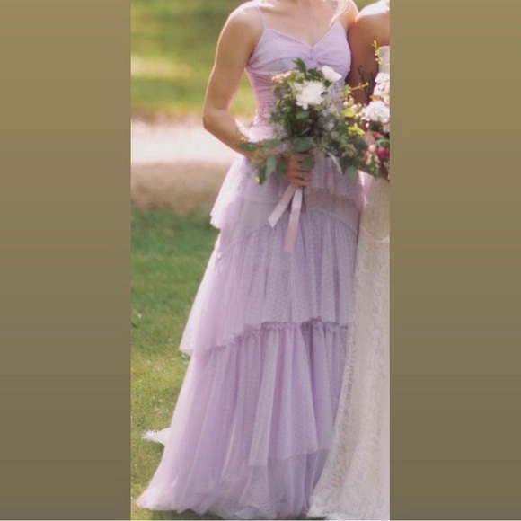 Dresses & Skirts - Lilac tiered maxi dress
